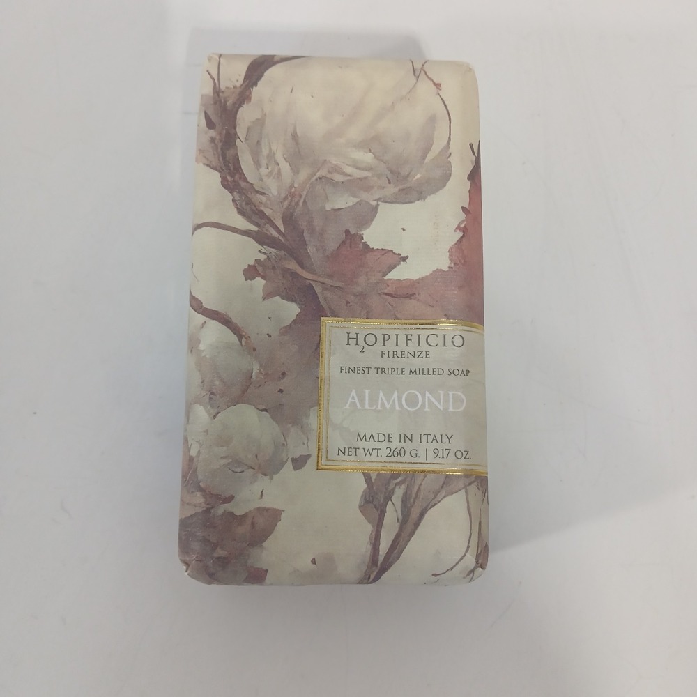 Hopificio Almond Firenze Finest Triple Milled Soap Made In Italy 9.17 OZ NEW